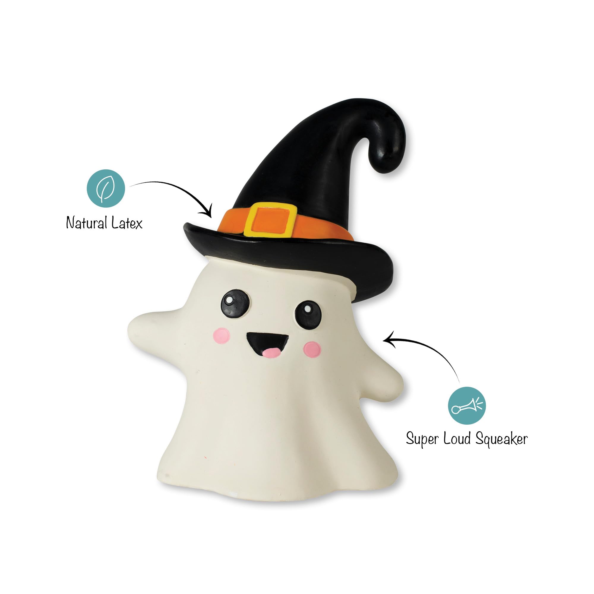 Pet Supplies : Fringe Studio Latex Dog Toy, ONE Wicked Ghost